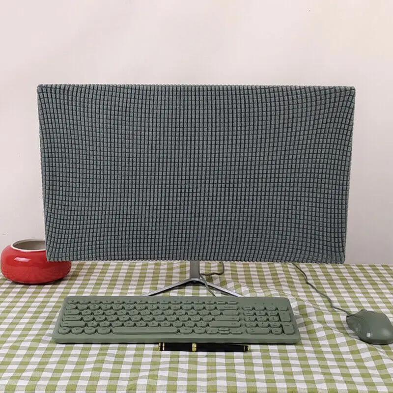 19-100Inch Computer Monitor Dust Cover Sleeve Case Desktop Screen Waterproof Protector Case Washable Accessories Computer Covers