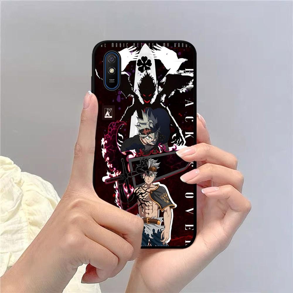 Black Clover Phone Case For Redmi 5 6 7 8 9 10 Plus Pro 6 7 8 9 A GO K20 K30 K40 Pro Plus F3 Fundas