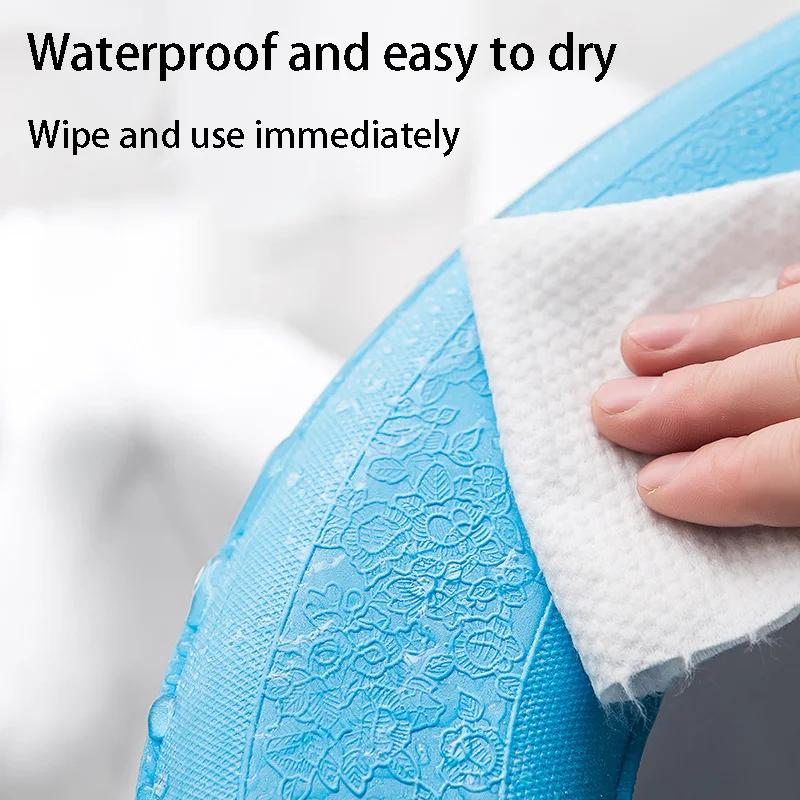 Zmywalna Nakładka na Sedes Wodoodporna Naklejka Poduszka z Pianki w Kształcie V Siedzisko Sedesowe Podkładka Przybór Łazienkowy Artykuły Domowe