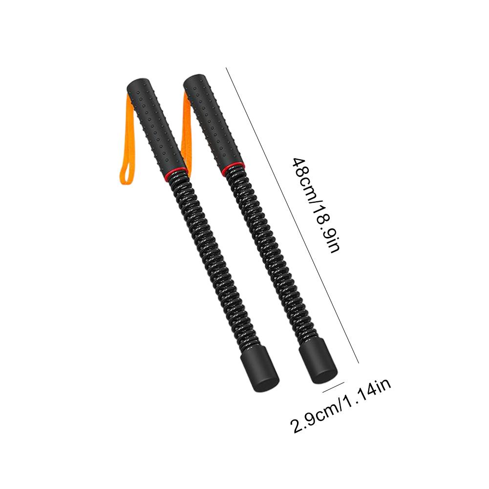 2Pcs Hand Gripper Ergonomic Physical Throwing Rope Biceps Triceps Strengthener Spring Arm Strength Expander for Workout