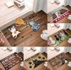 Creative Cat Climbing The Wall Front Door Mat Animal Pattern Anti-Slip Indoor Doormat Floor Living Room Bedroom Entrance Rug