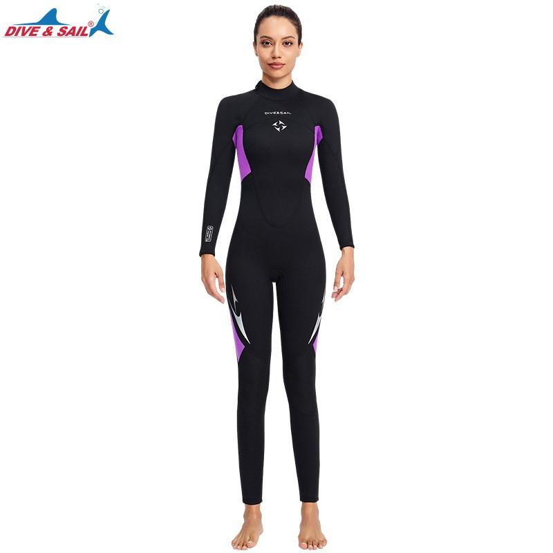 3mm Full Body Wetsuit Men Women Diving Swimming Cold Water Immersion Thermal Neoprene Suit