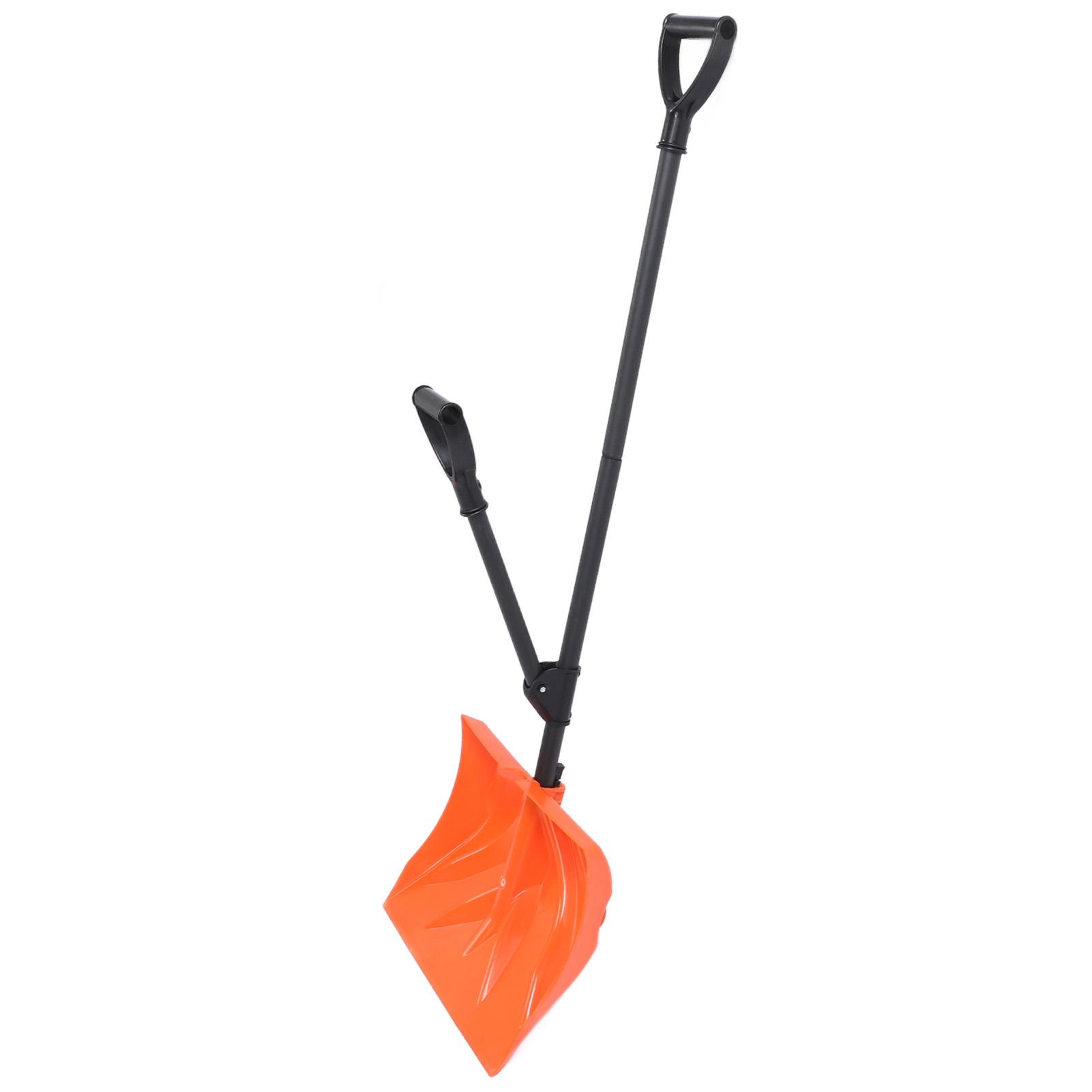 Snow Shovel Dual Purpose Portable Effort Saving Anti Slip Handle Snow Removal Shovel for Outdoor Garden