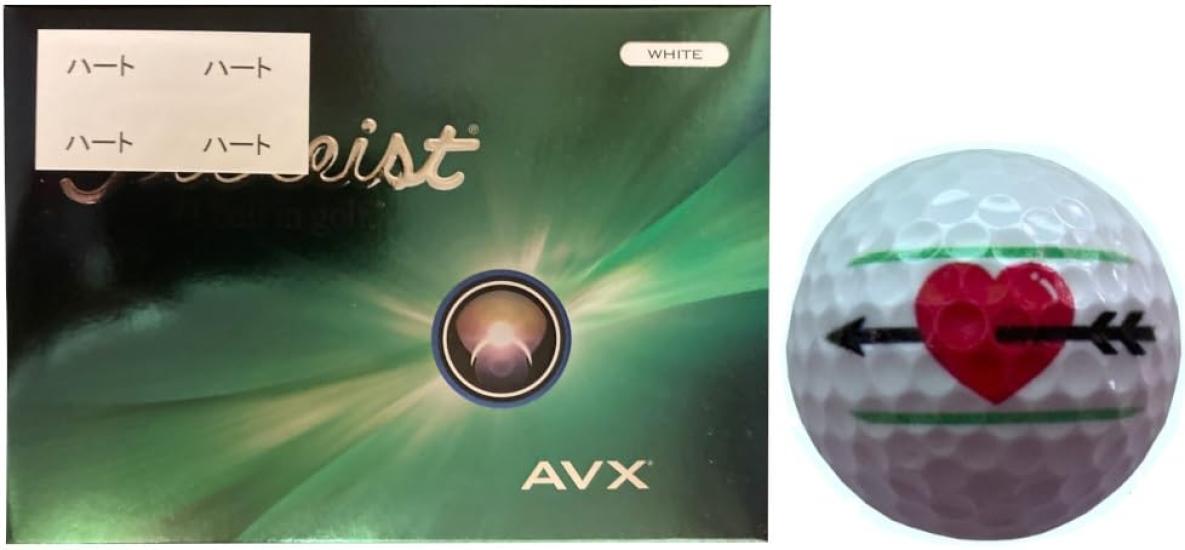 

[HapirakyGolf Line] AVX 2024 Model with Line (White 1 DozenHeart)