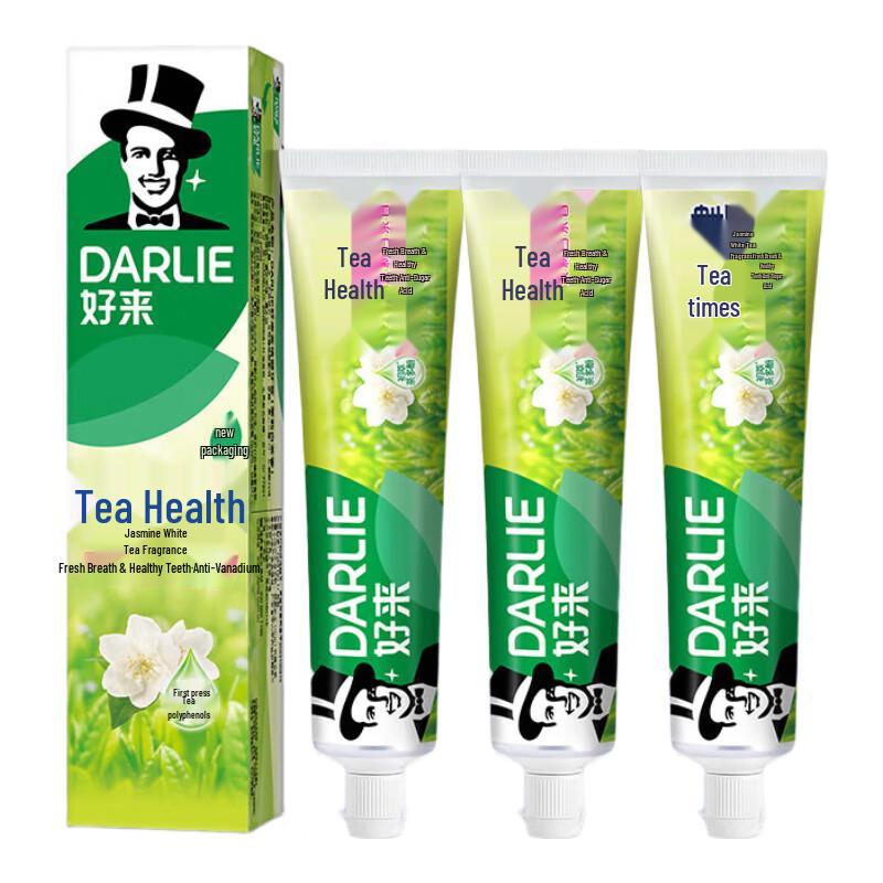 Darlie Tea Fresh Jasmine White Tea Toothpaste (3-Pack)