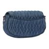 Michael Kors Mila Flap Design Fabric Crossbody Bag Small Women Bags Denim-Blue 35S6GIMC5Y-BLUE