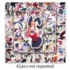 Bunny Girl Graffiti Stickers for Fridge, Car, Suitcase, Laptop - 61 Cartoon Decoration Sheets