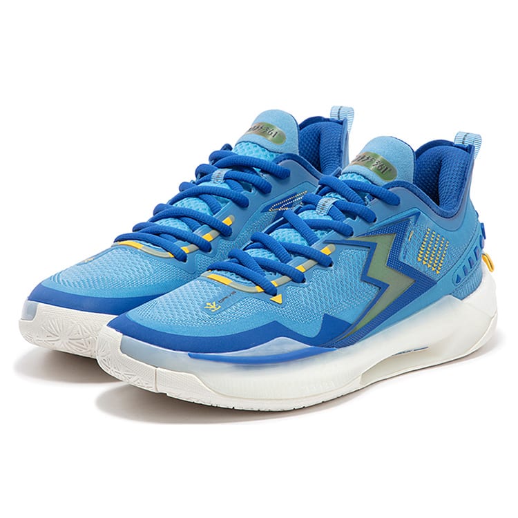 361 BIG3 5.0 Quick PRO Basketball Shoes Men's Low Top University Blue/Numbers Blue 672421111-5