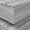 LED Coffee Table In Grey Sonoma 50 X 50 X 40 Cm