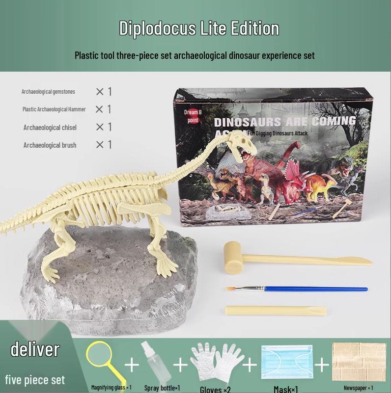 

Игрушка для раскопок динозавров, археологические раскопки, сделай сам, для детей - ручная работа, копай и ищи драгоценности, охота за сокровищами, сюрприз-бокс