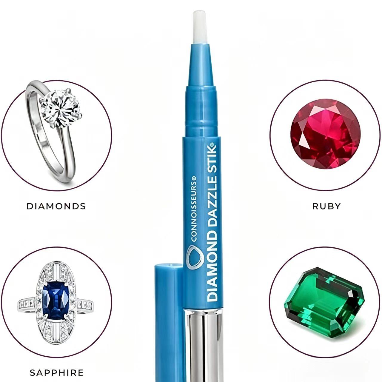 Diamond Dazzle Stik - Portable Diamond Cleaner for Rings and Other Jewelry - Bring Out The Sparkle in Your Diamonds and Precious Stones 1