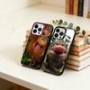 Funny Cute Monkeys Phone Case For iPhone 17,16,15,14,13,12,11 Plus,Pro Max,XS,Colored Silver Plated Inside Cover