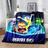 1pc Inside Out Printing Blanket - Soft, All-Season Throw for Living Room, Bedroom,Personalized Gift with Adorable Cartoon Design