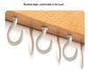 Nordic Wooden Wall Key Holder & Shelf - Stylish Entryway Hook for Keys & Decor