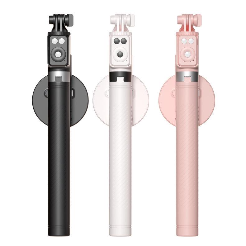 Anti-Shake Extendable Bluetooth Selfie Stick Tripod for Live Streaming and Travel A12