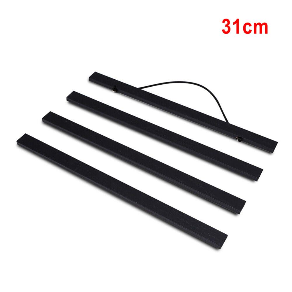 

Draw Scroll Poster Stand Wooden Hanging Scroll 21/31/41/51cm 4pcs Art Poster Hanger Diy Home Décor Magnetic Pine 21CM чорний