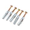 100Set 6/8Mm Wall Anchors And Screws Set Metal Expansion Plug And Self Tapping Screws Kit For Concrete Drywall Mounting