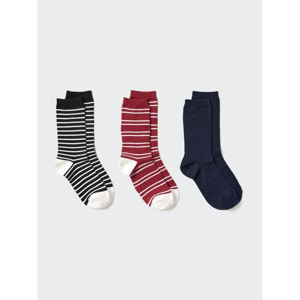 Uniqlo Socks 3p  Stripe 