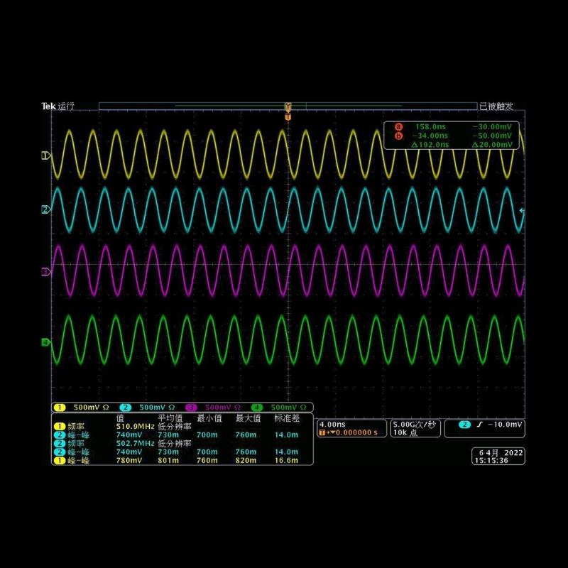 HF Leistungsteiler 4-fach für SMA-Anschlüsse 10M-3G HF Leistungsverteiler für Mikrowellenmessungen Teiler/Antenne