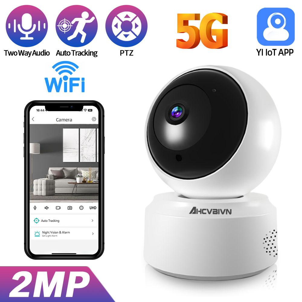 

5 ГГц 2,4G двухдиапазонный 1080P Wi-Fi Беспроводной автоматический мониторинг радионяни PTZ видеонаблюдения мини-камера YIIOT Smart