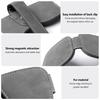 Suede Car Sun Visor Magnetic Holder Glasses Ticket Double Clip For Citroen C5 C1 C2 C6 C4L DS3 DS4 DS5 C-Elysee Grand Berlingo aje256