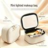 Portable Waterproof LED Mirror Makeup Bag - Mini Travel Beauty Storage