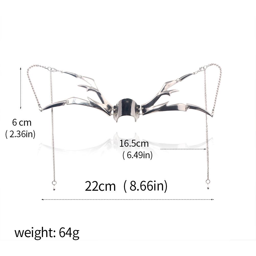 Punk Irregular Metal Mask Trendy Mechanical Bloodshed Mask For Women Men Halloween Ball Party Paty Mask Jewelry Accessories