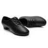Leder-Tanzschuhe für Jungen und Herren, Performance-Wettbewerb, internationaler Standard, lateinamerikanischer Tango, Walzer, Tanzschuhe, Absatzhöhe: 3,5 cm