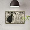 Viking Metal Wall Art Tin Sign 8x12 Inch Aluminum Rustic Pub Decor Garage Man Cave