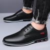 Fashion Korean Big Size Solid Color Casual Shoes for Men Spring Autumn Fashion Driving Shoes Male Lace New Designer Leather Loafers Man
