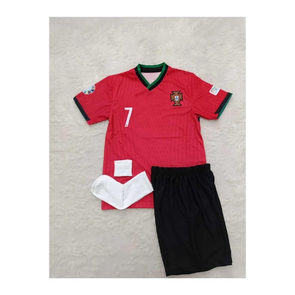 Sports P.o.r.t.e.k.i.z National Team Ronaldo Children's Football Place 4 Set 4 (red-scr) 4546