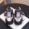 Girls' Waterproof Leather Sports Shoes - 2025 Spring & Autumn Collection - Running & Basketball Sneakers for Medium and Large Children.