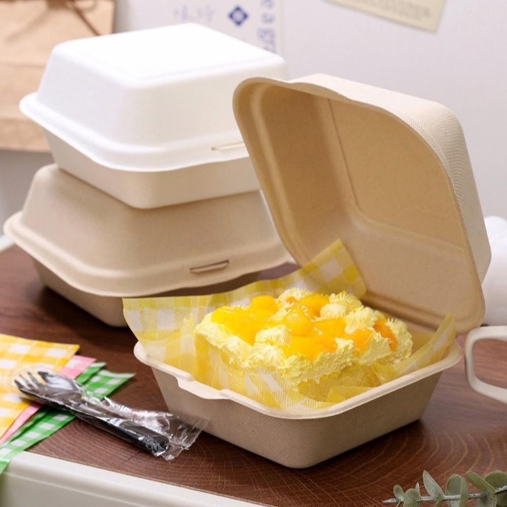 20 Stück/Set Backen Verpackung Backen Kuchen Snackbox Lebensmittelbehälter Dessertbehälter Bäckereibedarf