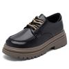 Platform small leather shoes autumn new casual British college style spring and autumn single shoes