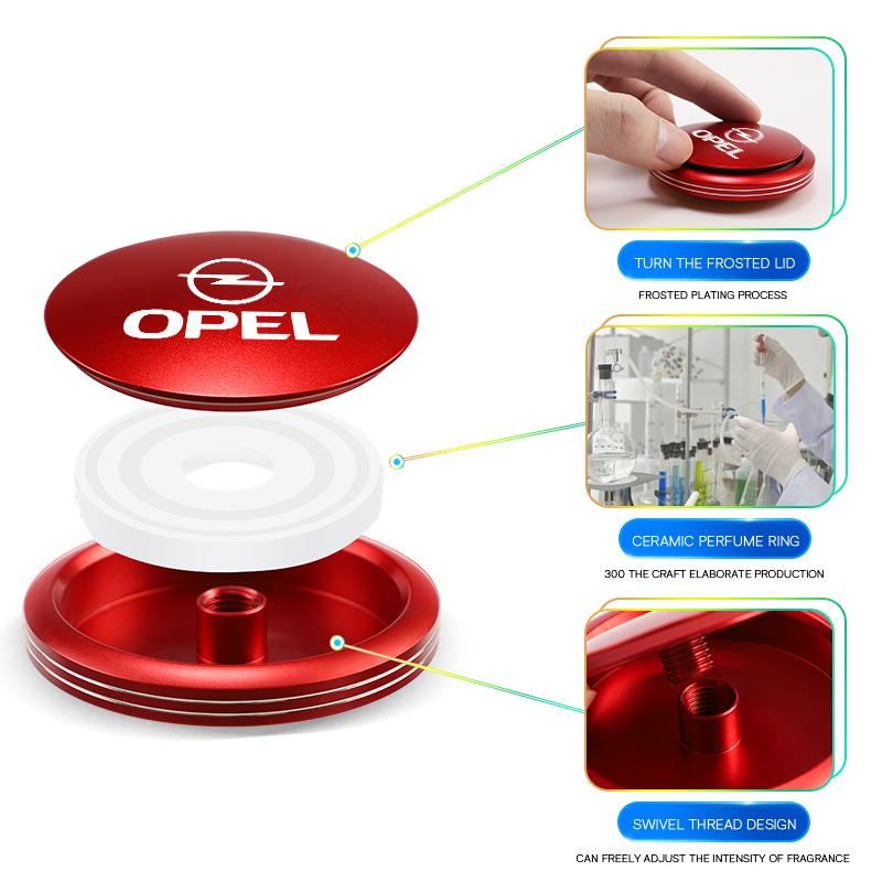 Auto-Aromatherapie Duft Parfüm Diffusor Zubehör für Opel Astra Grandland Corsa Mokka Frontera Insignia Zafira