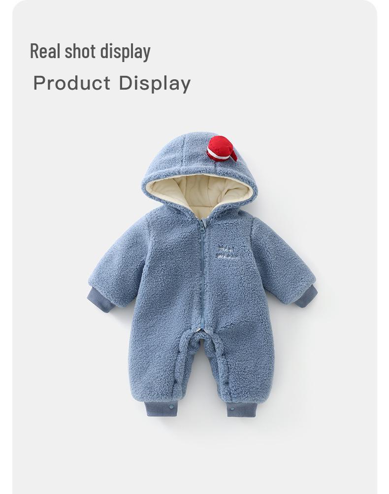 DUUDUU Autumn/Winter 2025 Newborn Thick Padded Jumpsuit