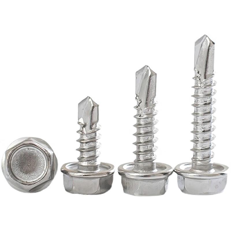 Leadway 410 Stainless Steel External Hex Head Self-Drilling Screws