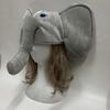 Plush Elephant Hat Unisex Headgear for Halloween Cosplay Event Props Novelty Costume Hat Headwear 3D Hat for Party