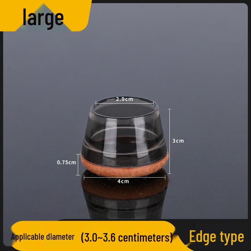 Durable Silicone Non-Slip Chair Leg Covers with Noise Reduction & Thickened Edge