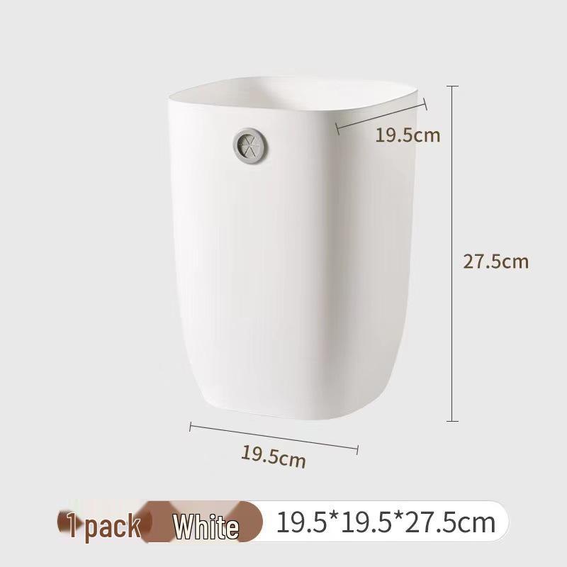 Nordic Large-Capacity Lidless Trash Can for Home - Ideal for Living Room, Kitchen, Bedroom, Bathroom
