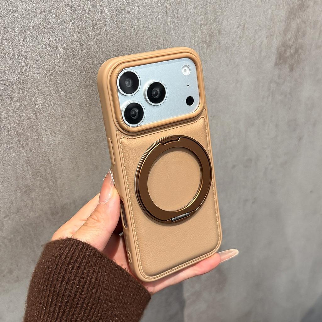 With Holder Drum Cortex Plain Phone Case For iPhone 11 12 13 14 15 16 17 Pro Max Plus Air Shockproof Bumper Cases Cover