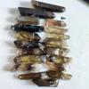 Natural Smoky Quartz Crystal Points Specimen Reiki Healing Stone Hexagonal Prisms Obelisk Wand Tower Energy Meditation Decora