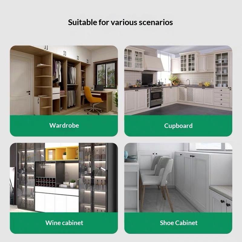 202A Auto Reset Closet Door Control Switch Contact Type Sensitive Response for Wardrobe Cabinet Pantry Home Lighting