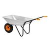 Carriola da giardino - SPRINGOS - GA0256 - 120 L - Acciaio zincato - Ruota pneumatica - 100 kg