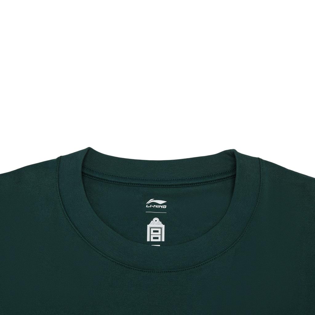 Li-Ning Loose Fit Short Sleeve Round Neck Letter Graphic Couple T-Shirt Unisex Tops AHSW407-3