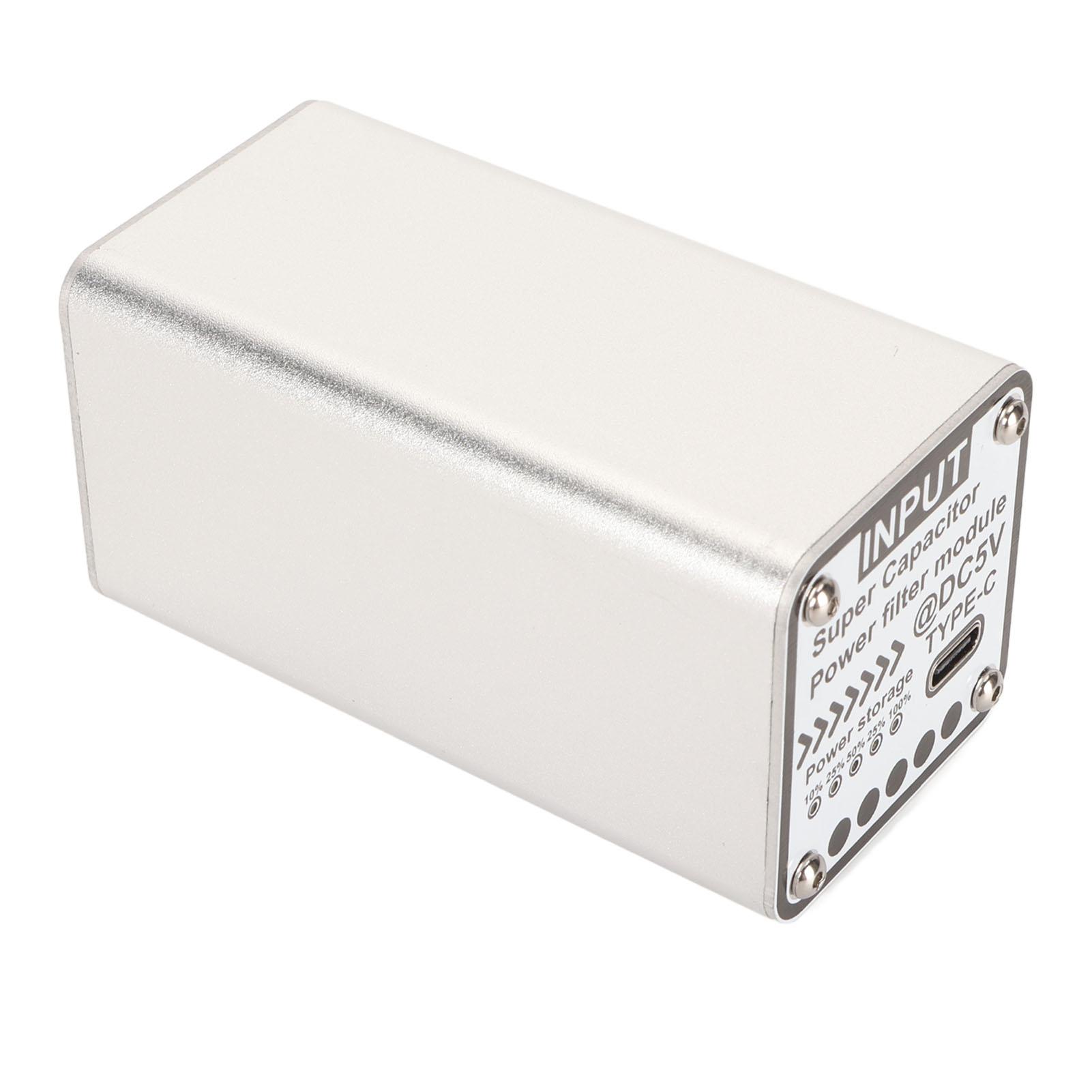 

Модуль живлення з конденсатором, професійний, з корпусом з алюмінієвого сплаву, інтерфейс Type C, фільтр живлення