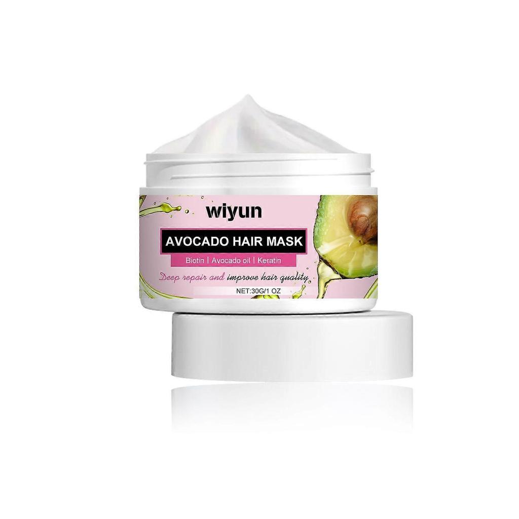 Avocado Nourishing Hair Mask: Moisturizes and Softens Hair, Repairs Damaged Hair, Dry and Frizzy Ends. less