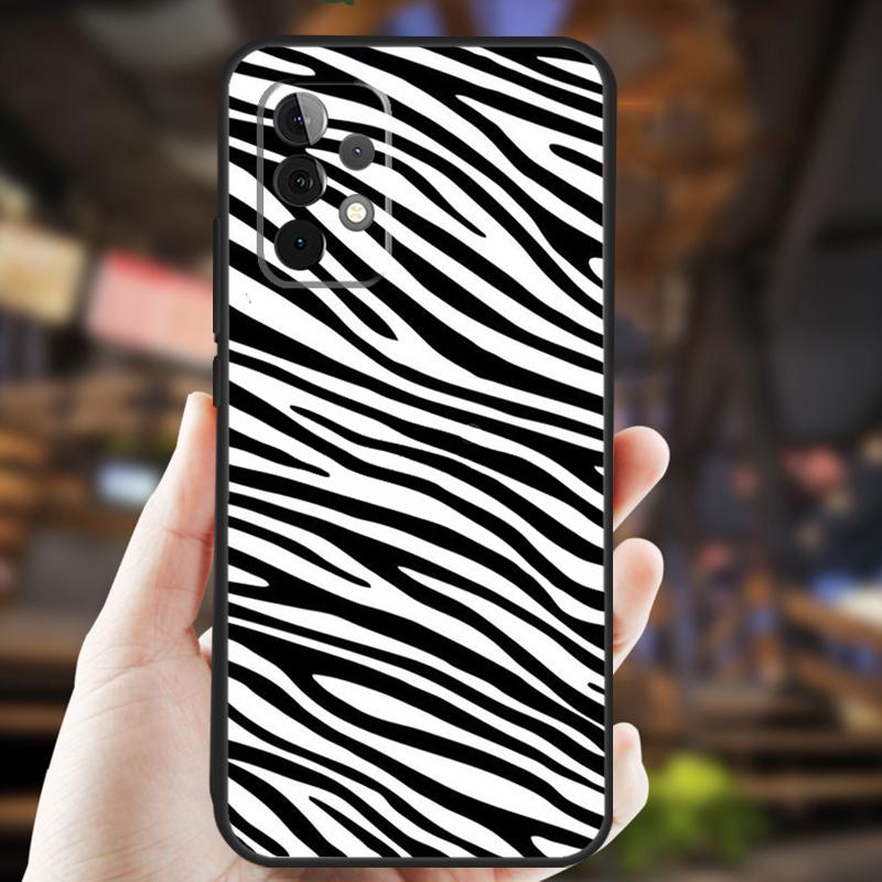 Zebra Skin Case For Samsung Galaxy A05 A06 A22 A53 A33 A26 A16 A56 A36 A32 A52 A54 A34 A14 A55 A15 A35