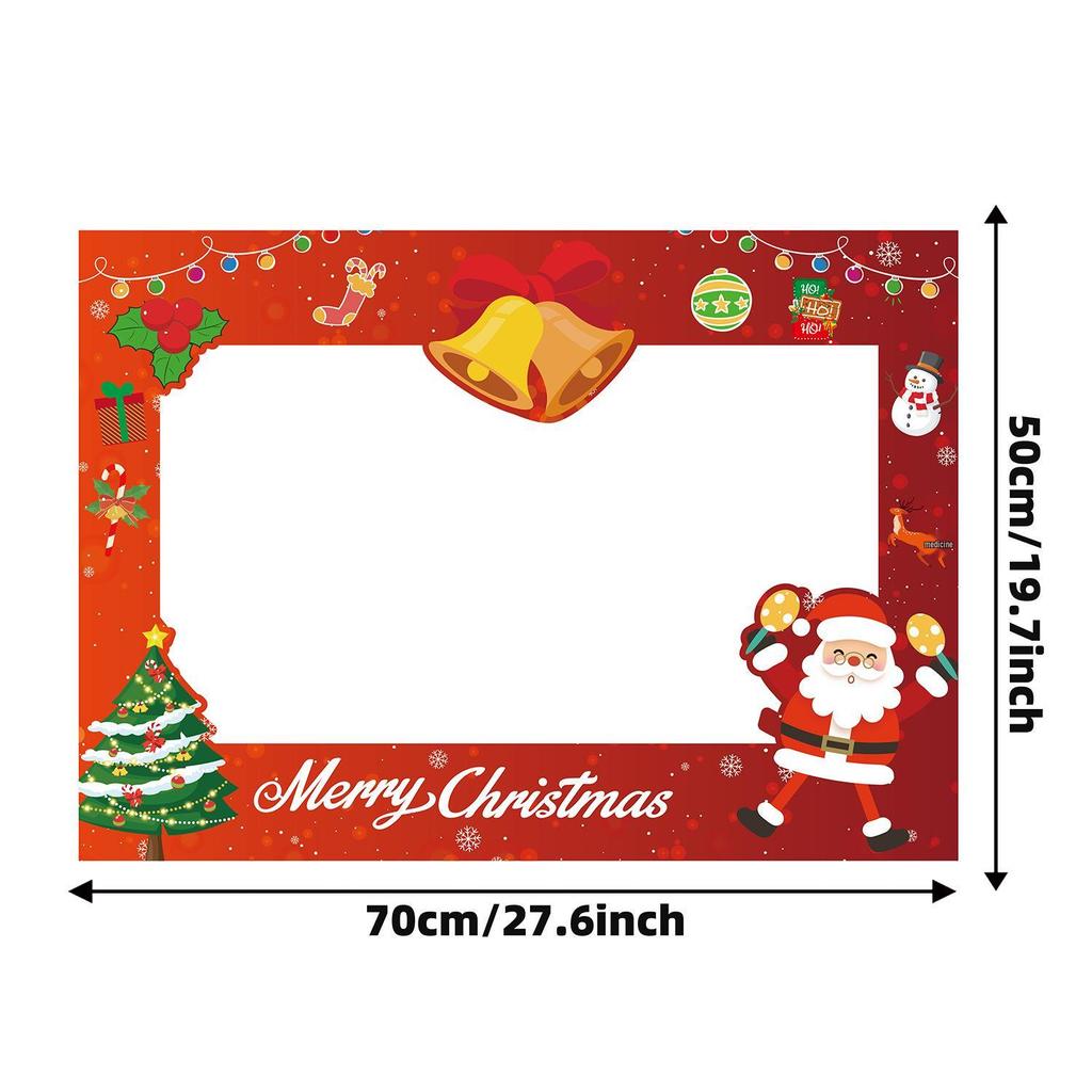 Christmas Snowman Photo Props: Festive Party Masks & Glasses