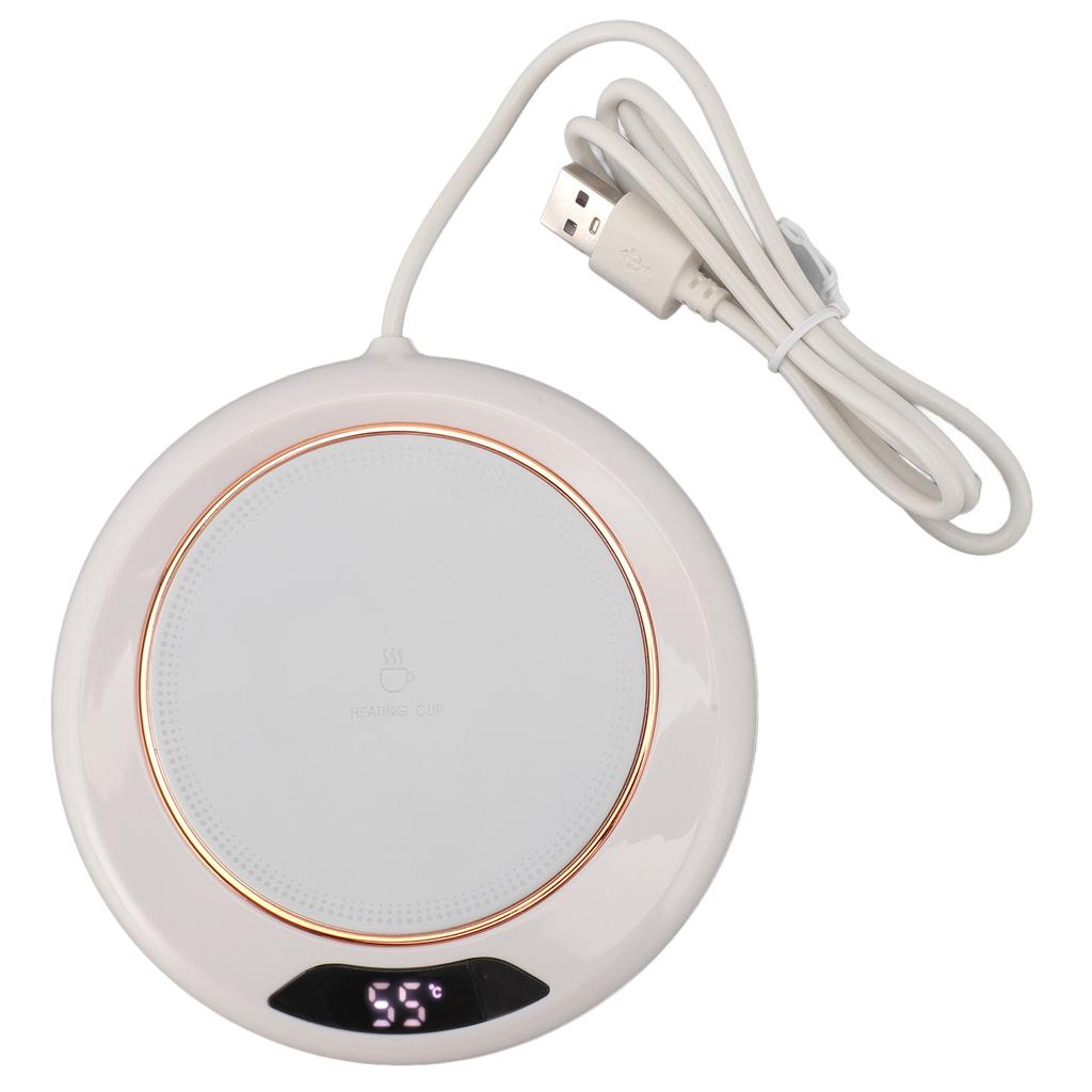 Elektrischer Kaffeewärmer 3 Temperatureinstellungen Timer USB-Stromversorgung Automatischer Kaffeeerhitzer für Zuhause